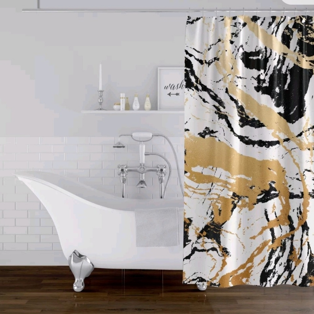 Marble Shower Curtain By Kavka Designs